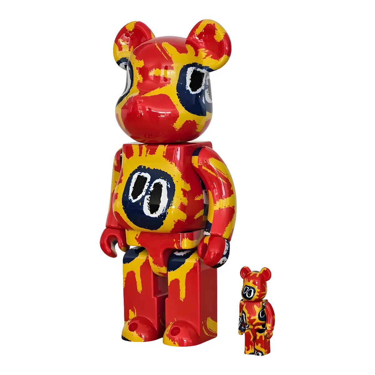 Bearbrick Primal Scream 'screamadelica' 100%+400% schräg