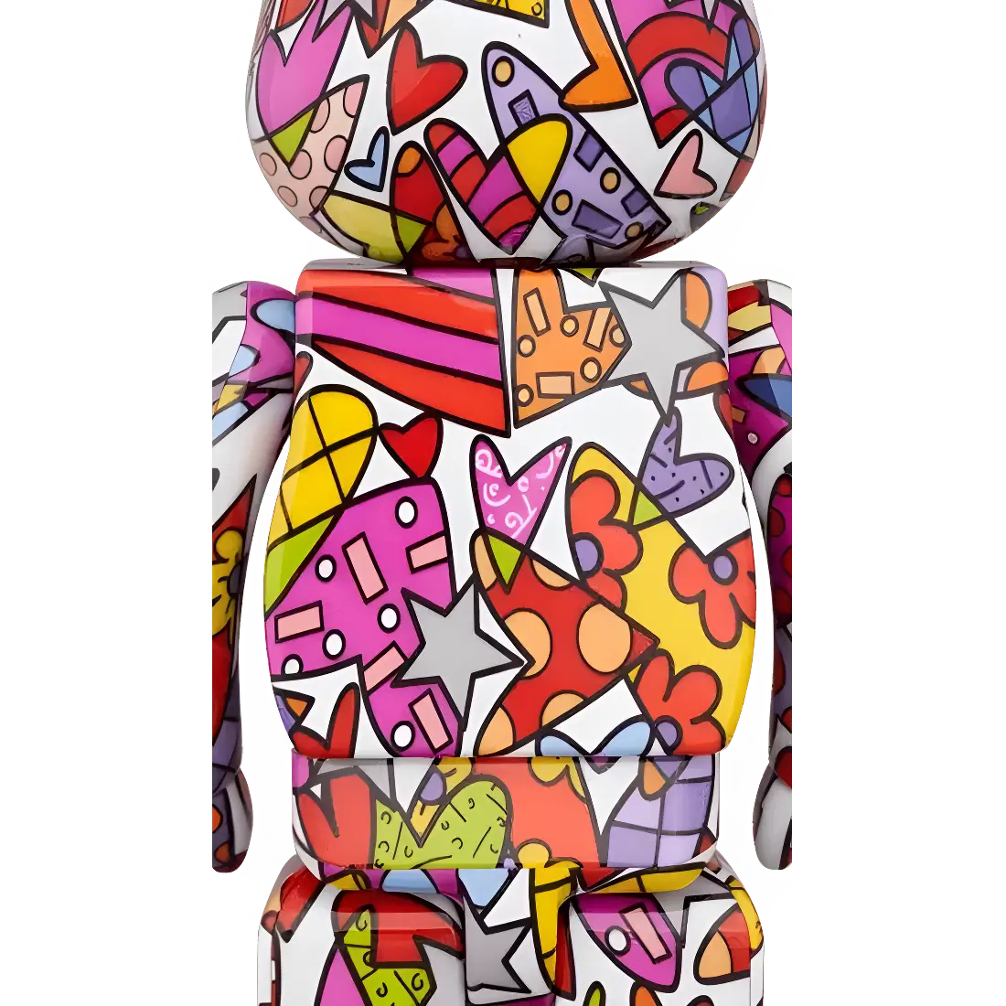 Bearbrick Romero Britto Heart 100%+400% Herstellerbild 4