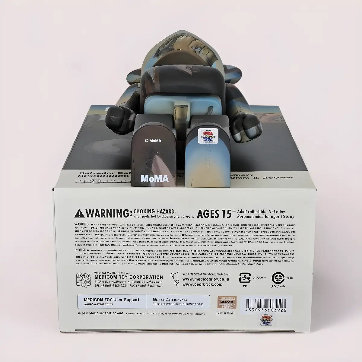 Bearbrick Salvador Dali 'The Persistence of Memory' 100%+400% Echtheitsmerkmale