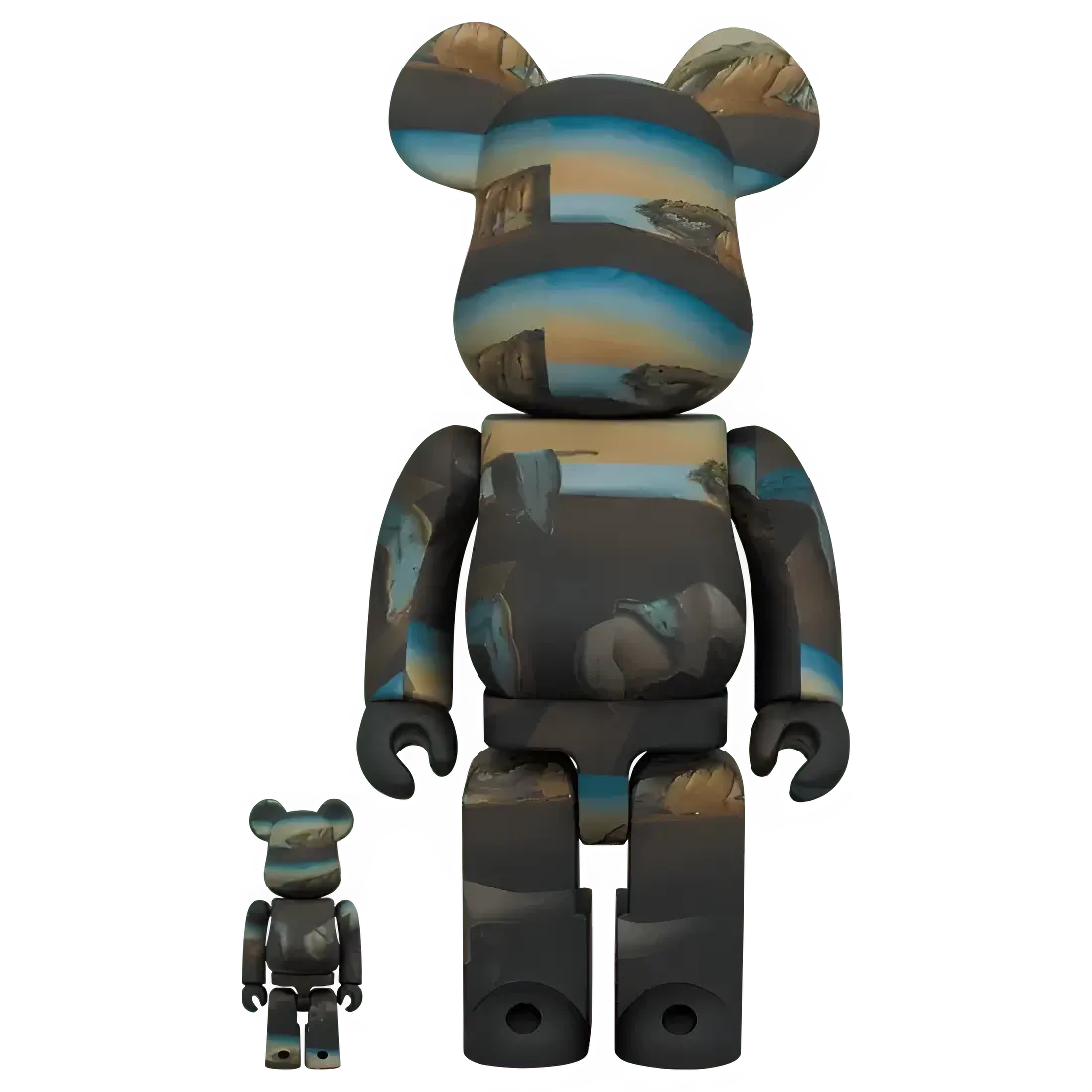 Bearbrick Salvador Dali 'The Persistence of Memory' 100%+400% Herstellerbild 1