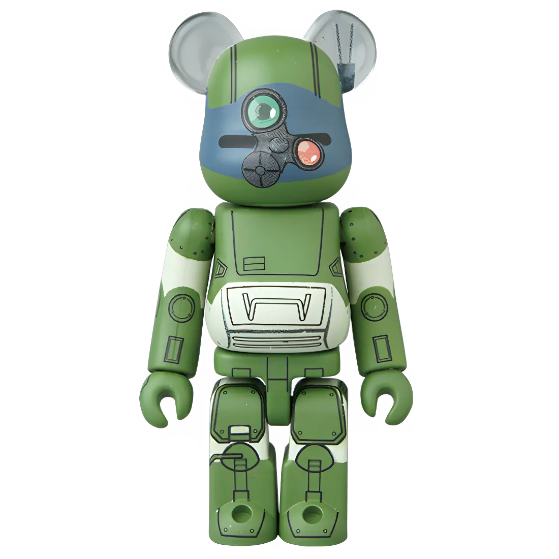 Bearbrick Series 35 SF 'Armored Trooper VOTOMS' 100% Herstellerbild