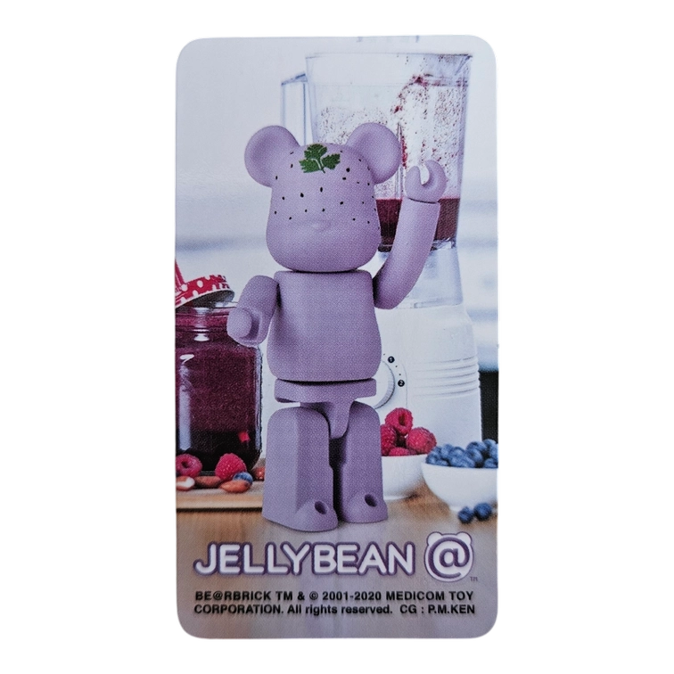 Bearbrick Series 41 Jellybean 'Mixed Berry Smoothie' 100% Begleitkarte