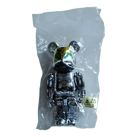 Bearbrick Series 42 SF Sorayama 'Black Shadow Moon' 100% in Folie