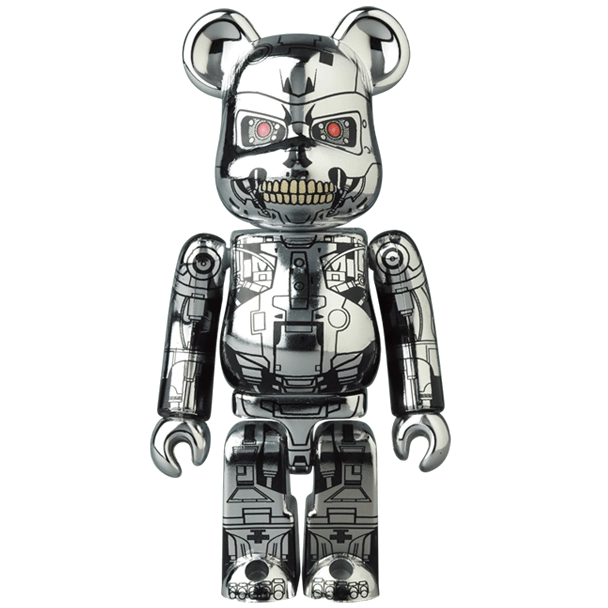 Bearbrick Series 43 SF 'Terminator 2 Judgment Day' 100% Herstellerbild