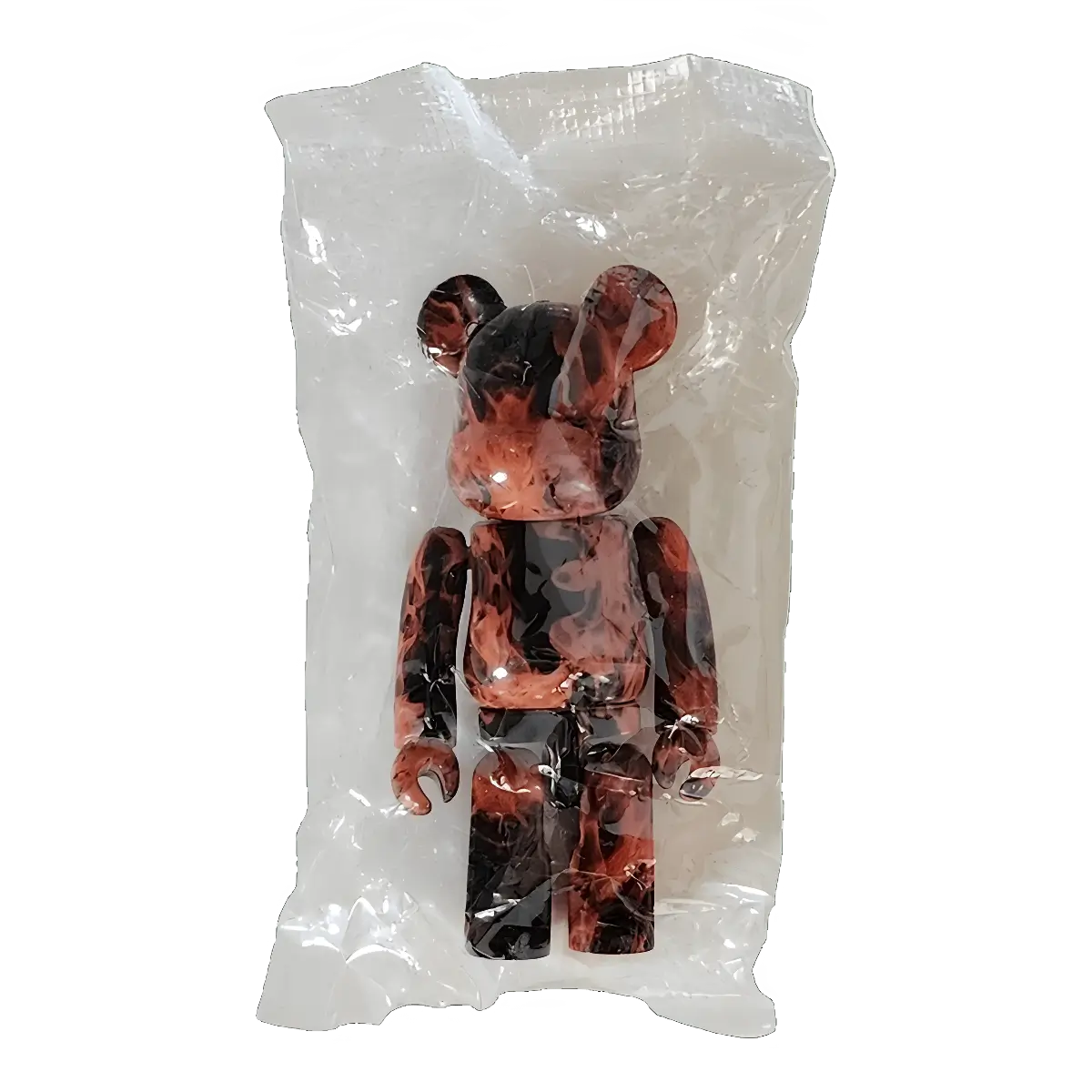 Bearbrick Series 44 Pattern 'Fire' 100% in Folie