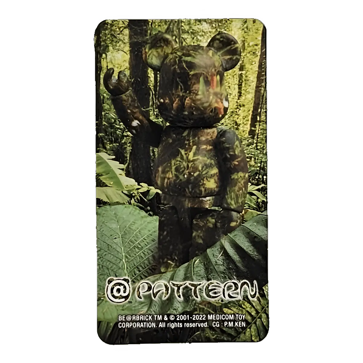 Bearbrick Series 45 Pattern 'Jungle' 100% Begleitkarte