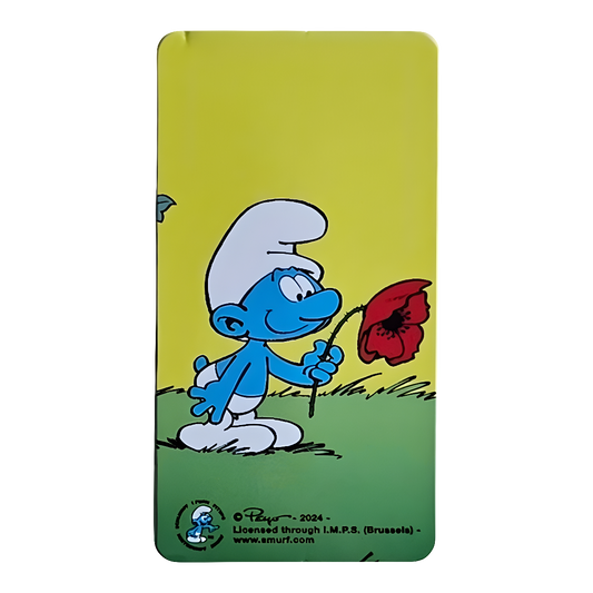 Bearbrick Series 49 Cute 'The Smurfs' 100% Begleitkarte