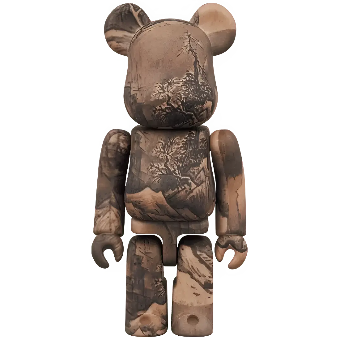 Bearbrick Sesshu National Treasure 'Autumn Winter Landscape Map (Winter Scenery)' 100%+400% Herstellerbild 2
