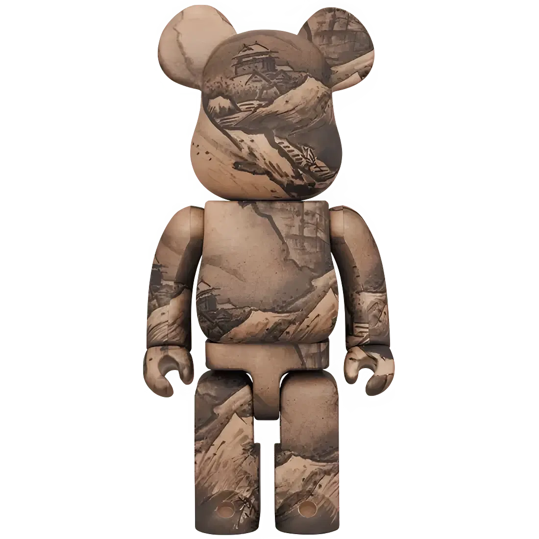 Bearbrick Sesshu National Treasure 'Autumn Winter Landscape Map (Winter Scenery)' 100%+400% Herstellerbild 3