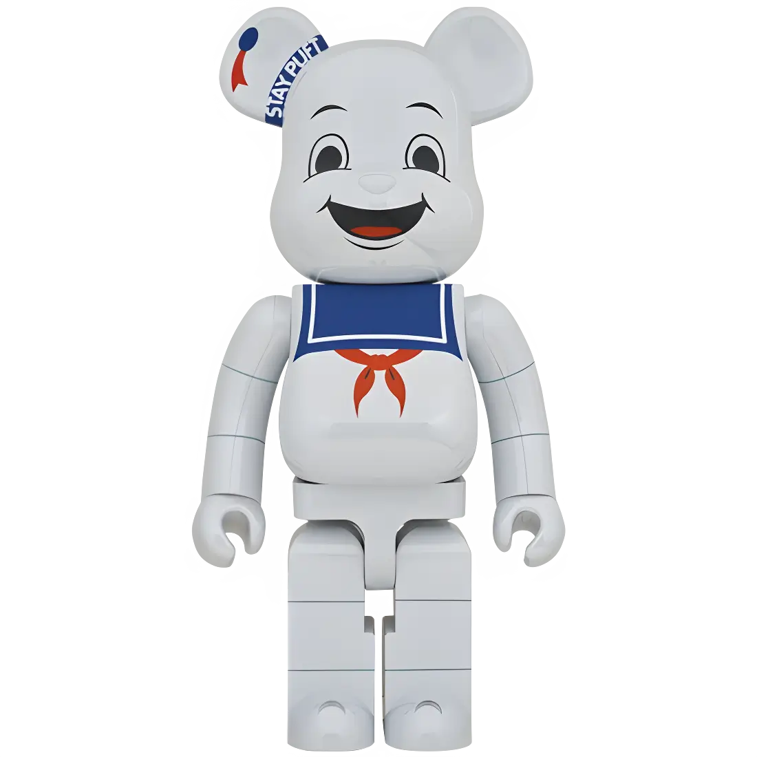 Bearbrick Stay Puft Marshmallow Man White Chrome Version 1000% Herstellerbild 1