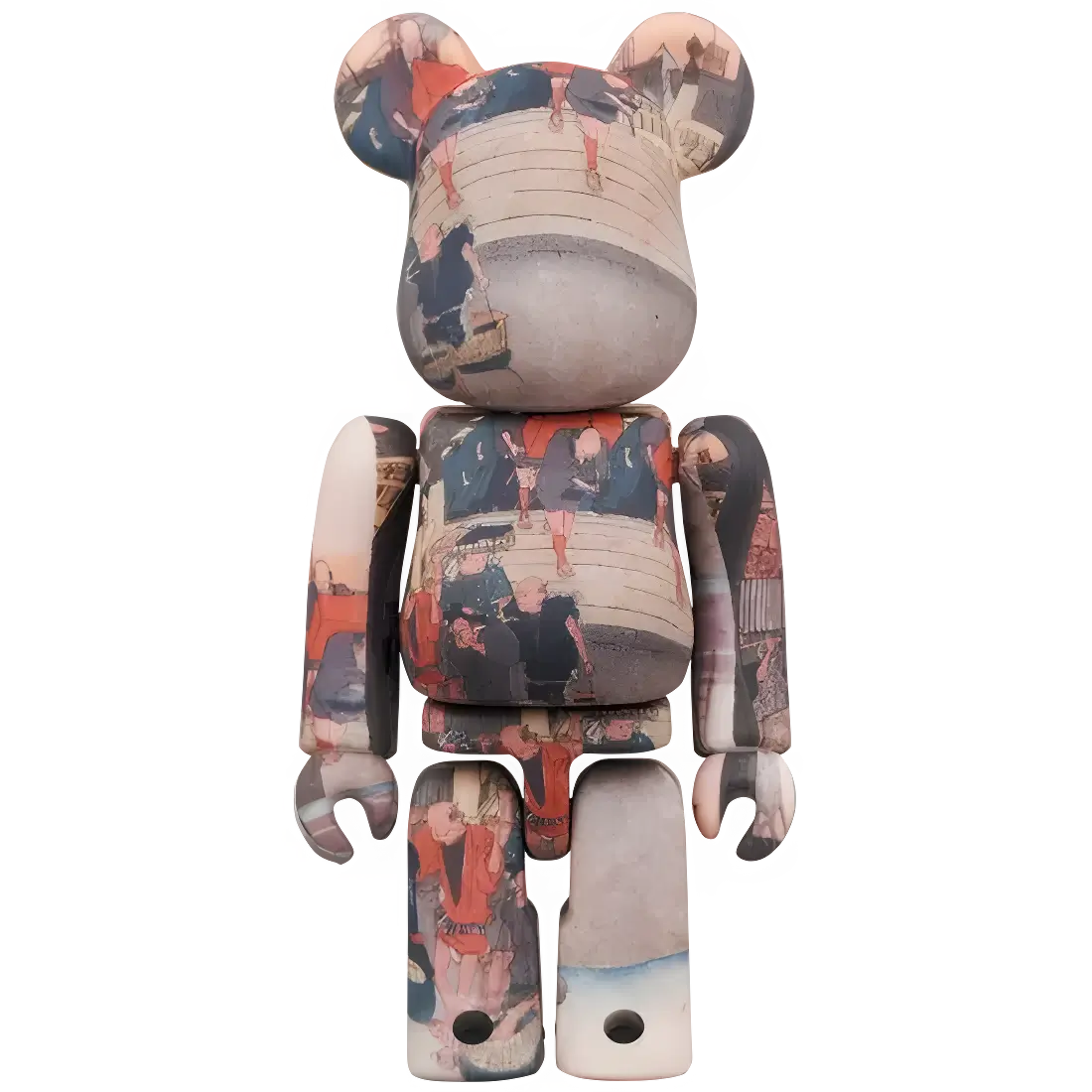 Bearbrick Utagawa Hiroshige 53 Stages of the Tokaido Highway Nihonbashi Bridge 100%+400% Herstellerbild 2