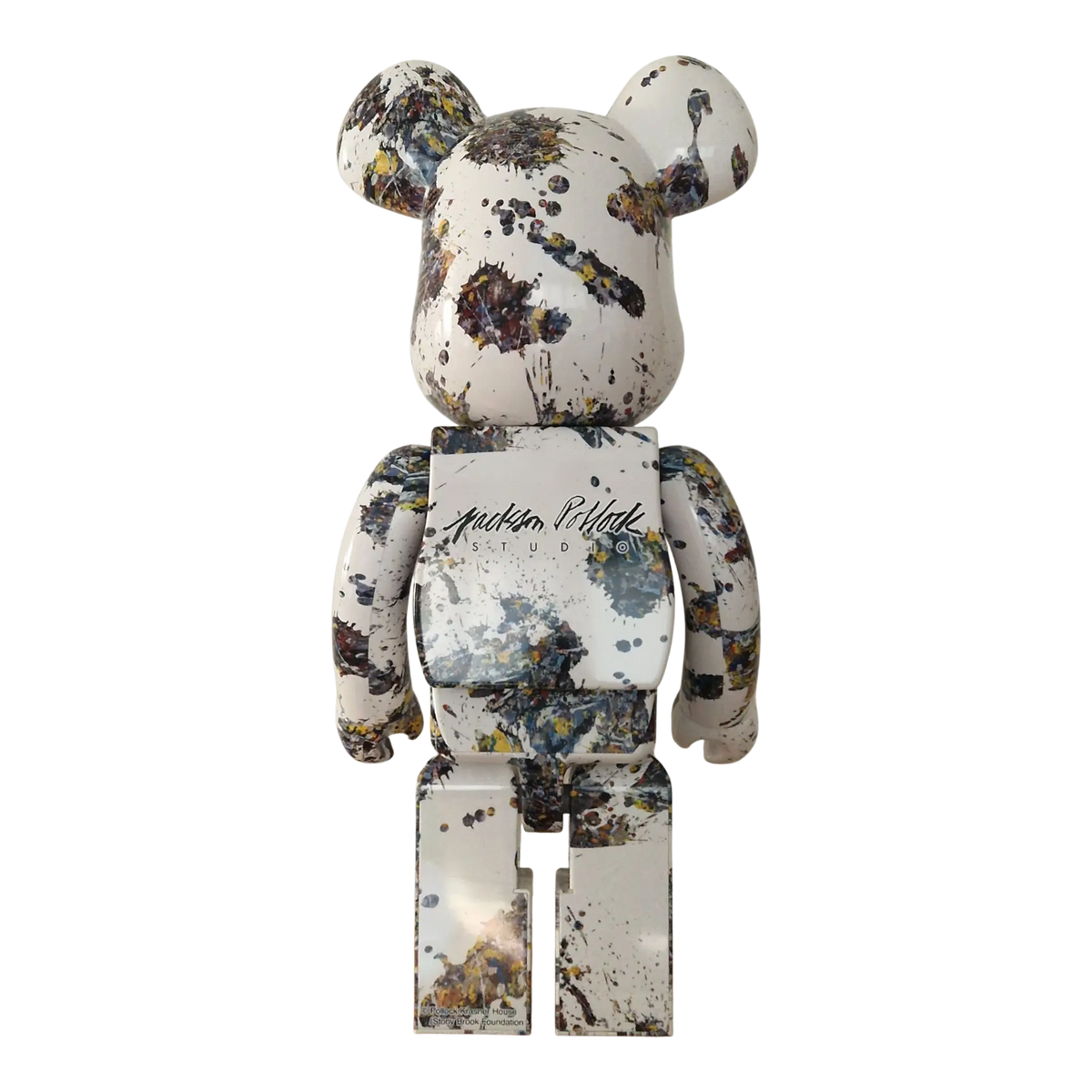 Bearbrick Jackson Pollock Studio Splash 1000% Rückseite