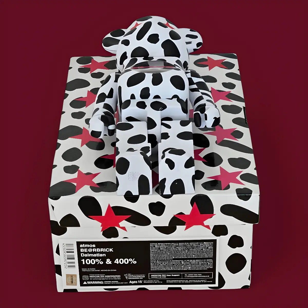 Bearbrick atmos Dalmatian 100%+400% Echtheitsmerkmale