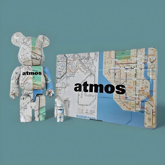 Bearbrick atmos Subway 100%+400% mit Verpackung