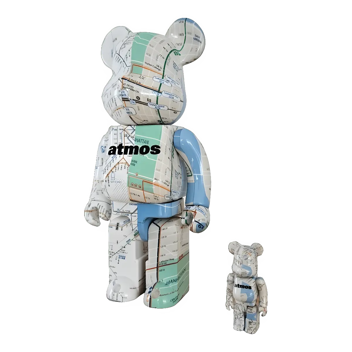 Bearbrick atmos Subway 100%+400% schräg