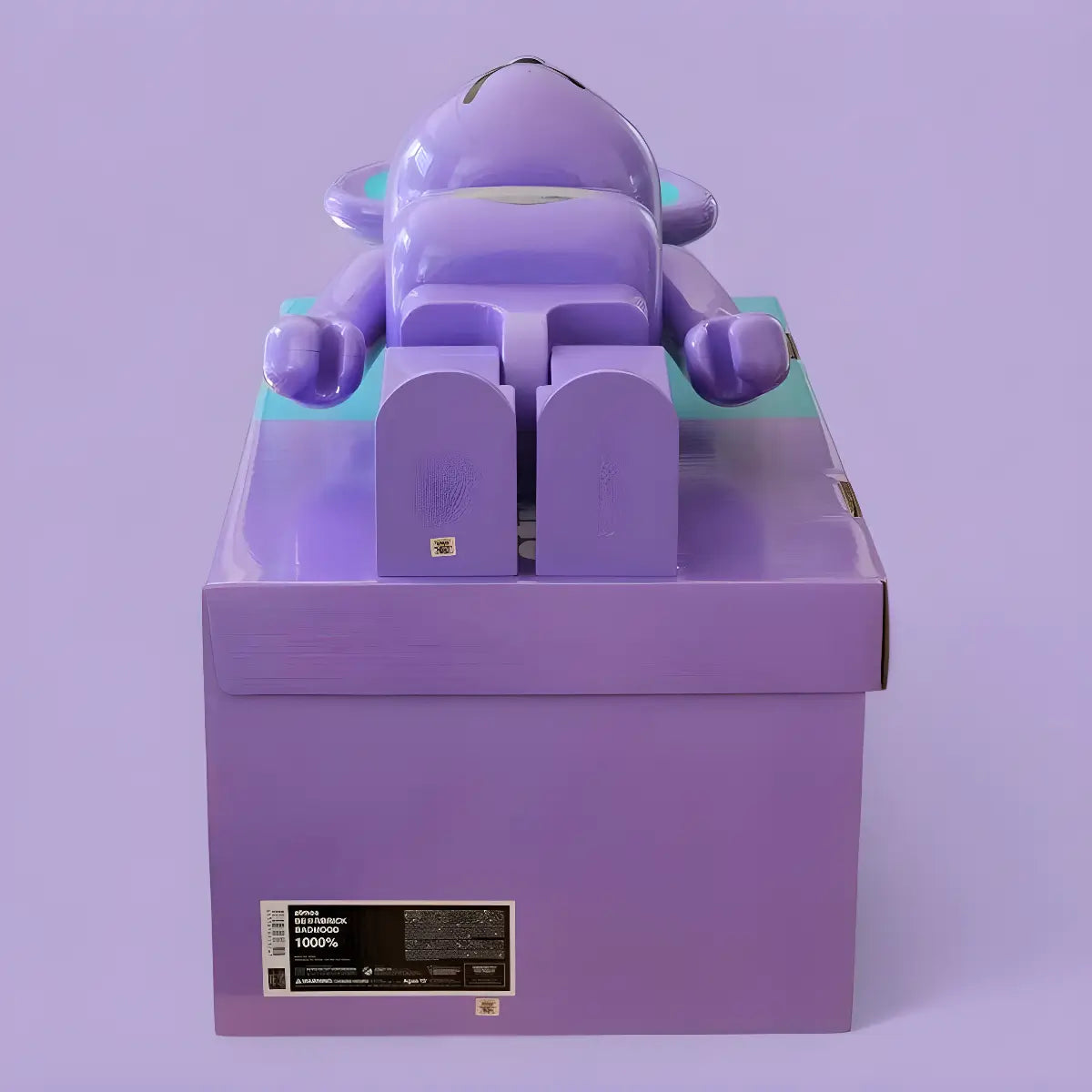 Bearbrick atmos × Badmood 1000% Echtheitsmerkmale
