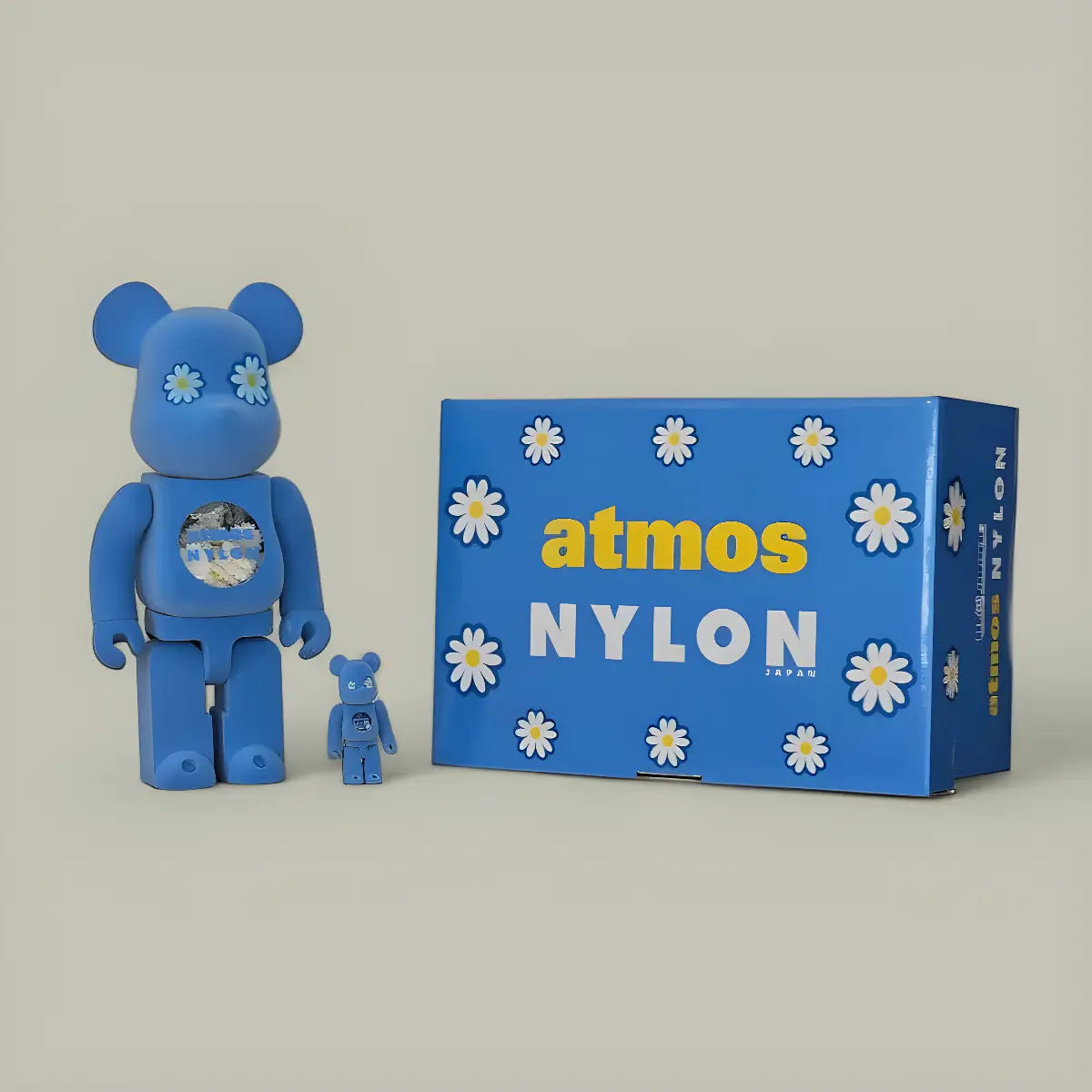 Bearbrick atmos × NYLON JAPAN Type-2 100%+400% mit Verpackung