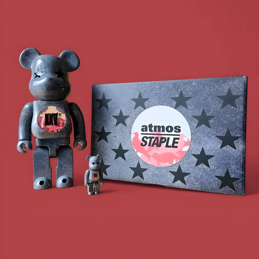 Bearbrick atmos × Staple Type-5 100%+400% mit Verpackung