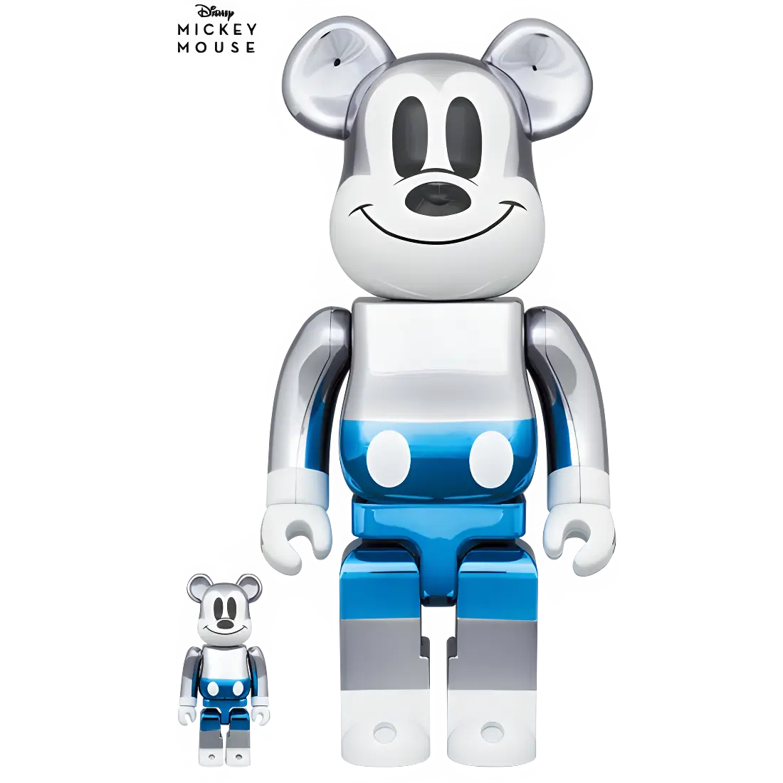 Bearbrick fragmentdesign Mickey Mouse Blue Version 100%+400% Herstellerbild 1
