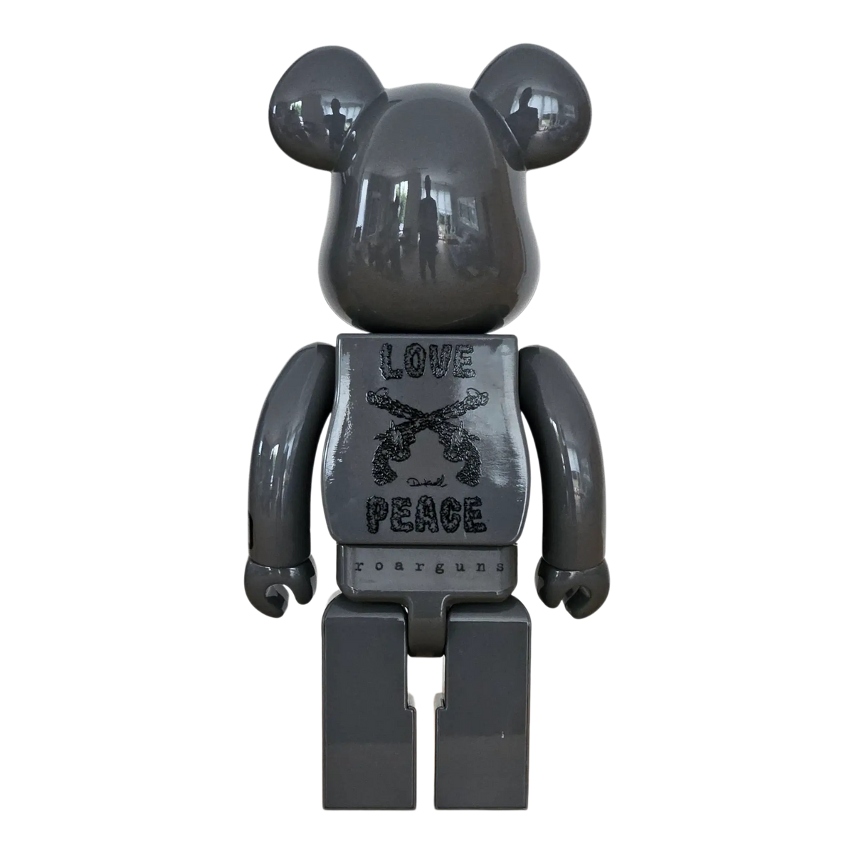 Bearbrick roarguns 20th Anniversary 100%+400% Rückseite