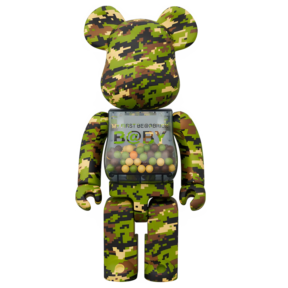 My First Bearbrick Baby Digital Camo Version 100%+400% Herstellerbild 3