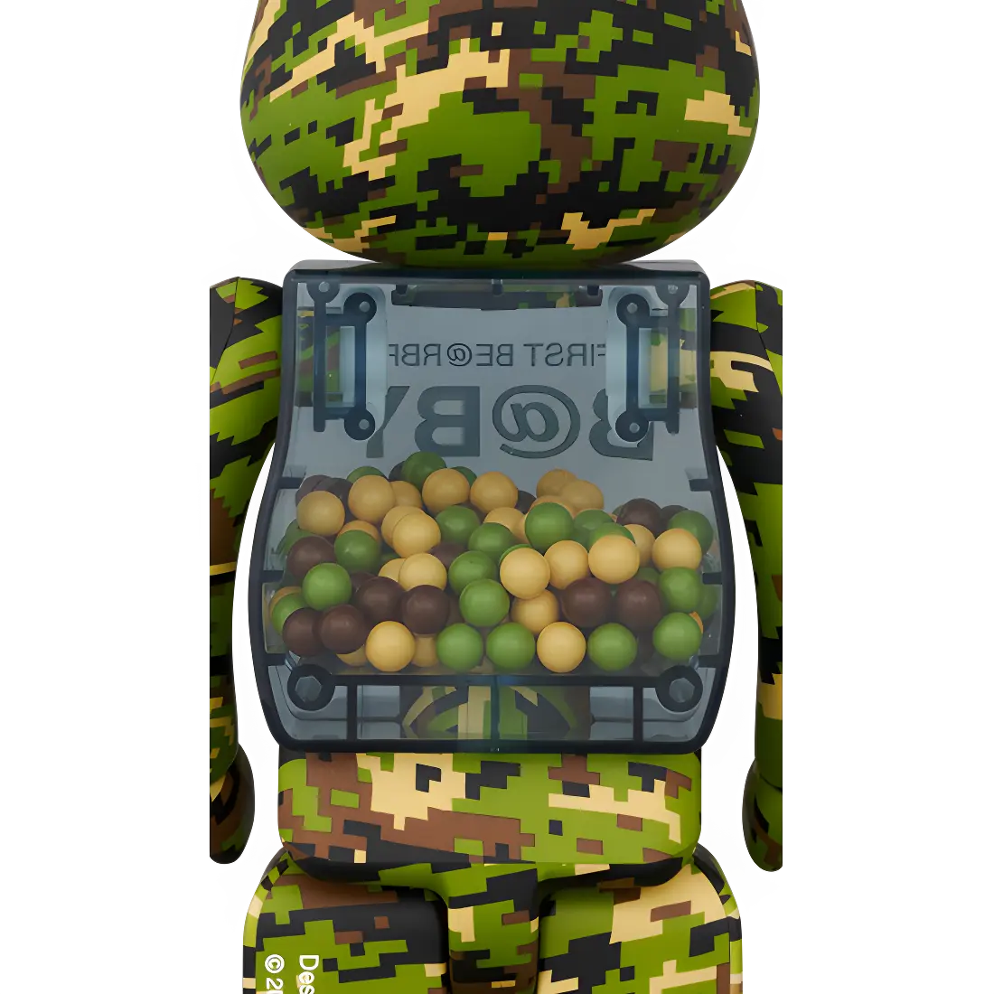 My First Bearbrick Baby Digital Camo Version 100%+400% Herstellerbild 4