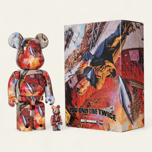 Bearbrick 007 "You Only Live Twice" 100%+400% mit Verpackung