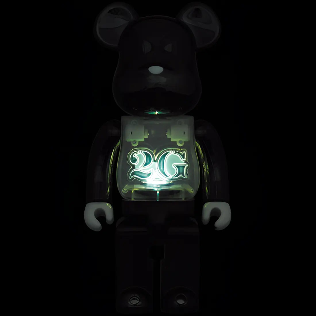 Bearbrick 2G Black Chrome Version 100%+400% Herstellerbild 5