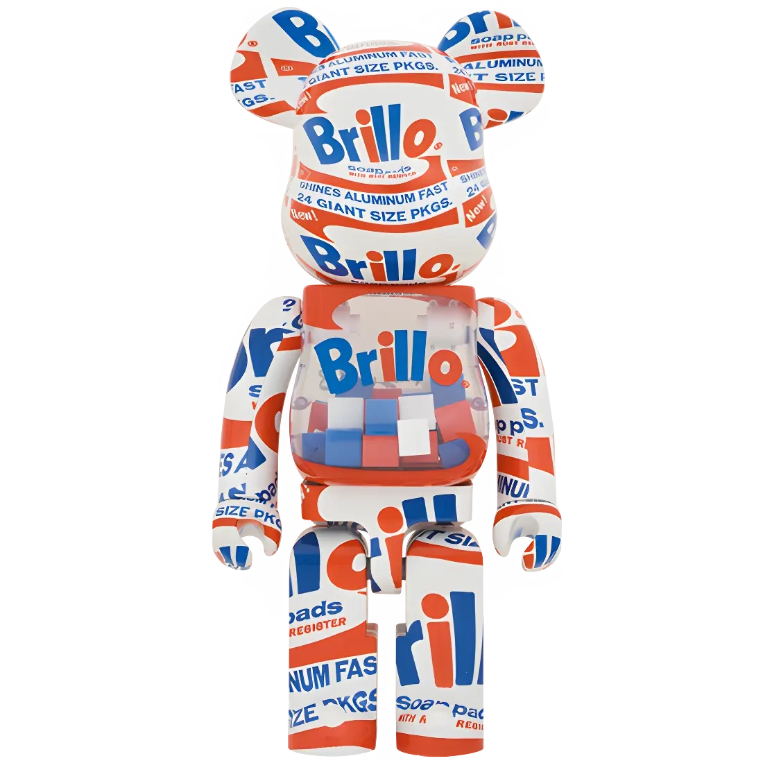 Bearbrick Andy Warhol 'Brillo' 2022 1000% Herstellerbild 1