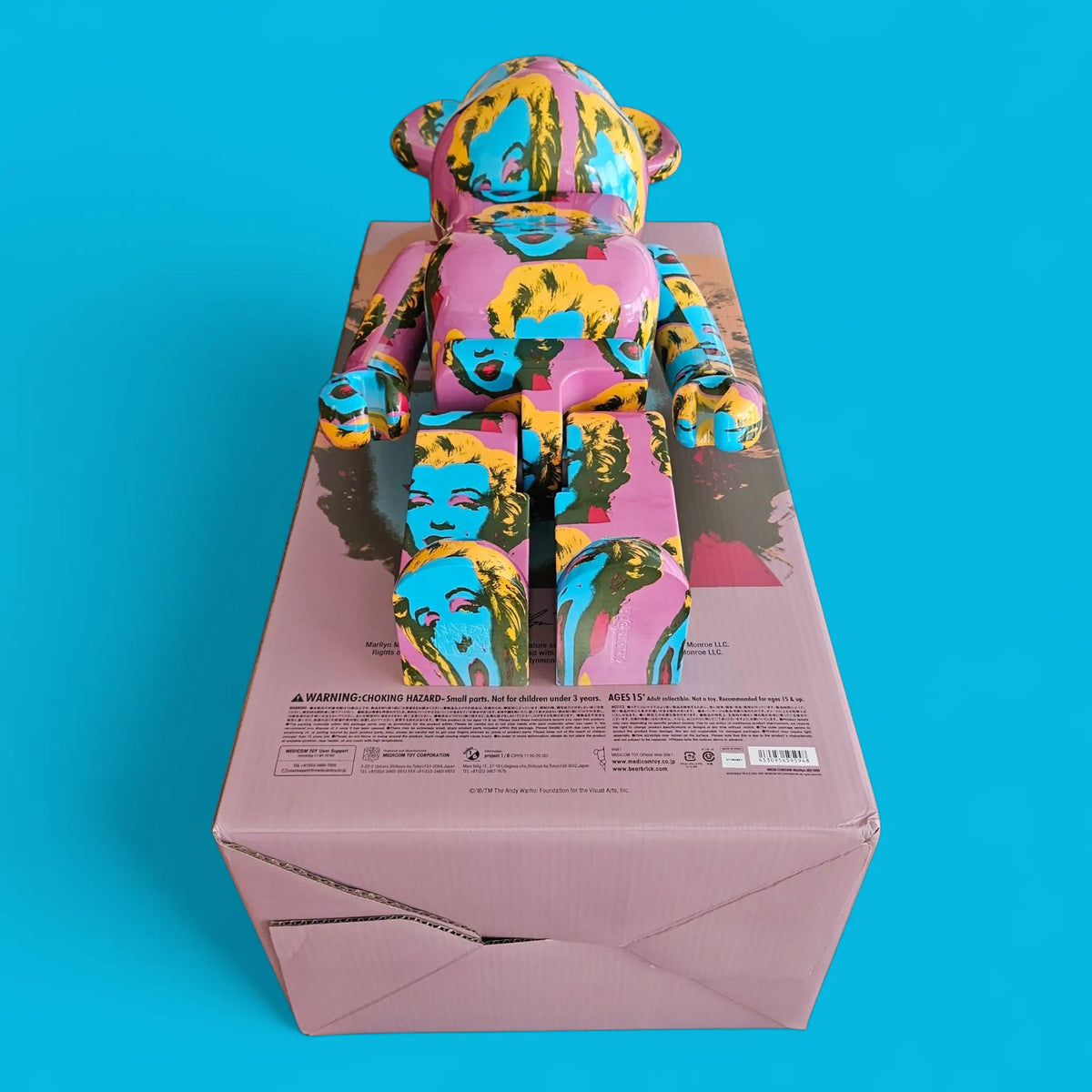 Bearbrick Andy Warhol Marilyn Monroe #2 1000% Echtheitsmerkmale