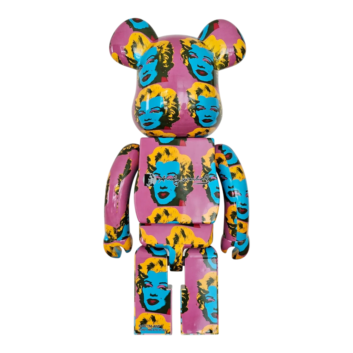 Bearbrick Andy Warhol Marilyn Monroe #2 1000% Rückseite