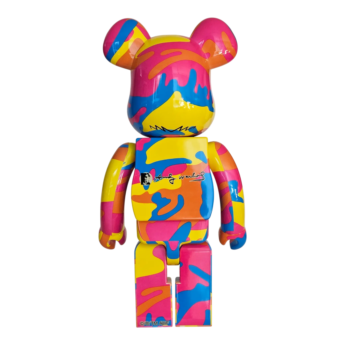 Bearbrick Andy Warhol "Special" 1000% Rückseite