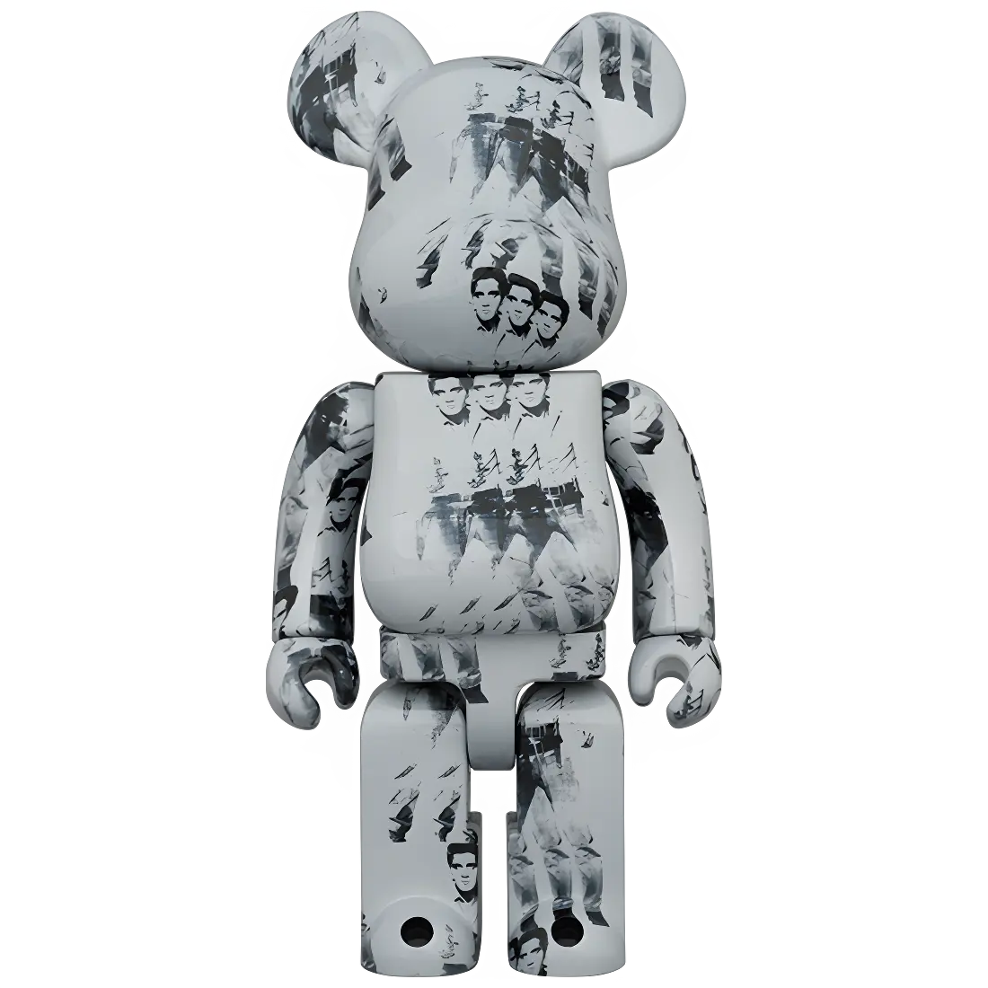 Bearbrick Andy Warhol's Elvis Presley 100%+400% Herstellerbild 4