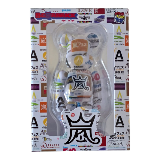 Bearbrick Arashi Live Logo 100% Verpackungsvorderseite