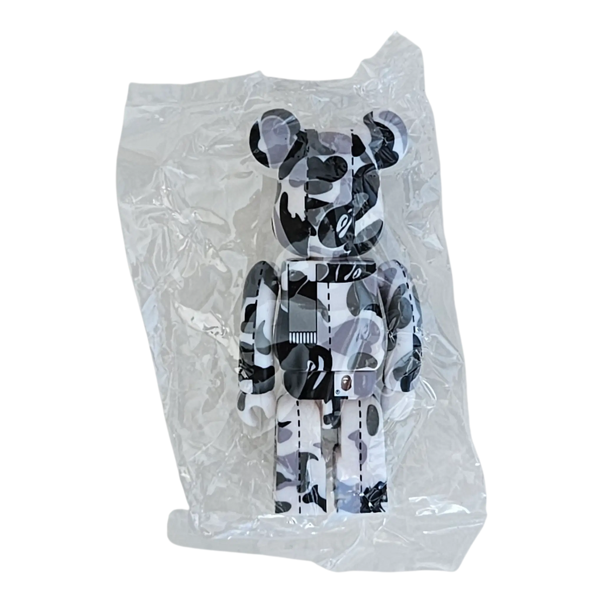 Bearbrick BAPE Play Camo Series 1 Black 100% Rückseite