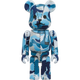 BE@RBRICK BAPE Play Camo Series 1 Blue (100%)