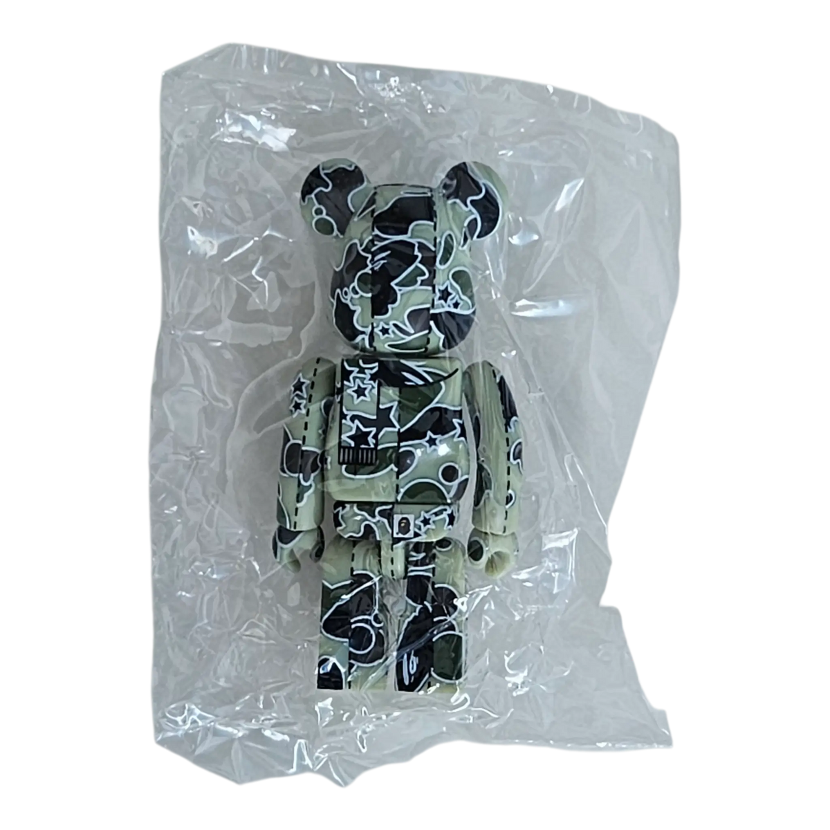 Bearbrick BAPE Play Camo Series 2 Green Type-1 100% Rückseite