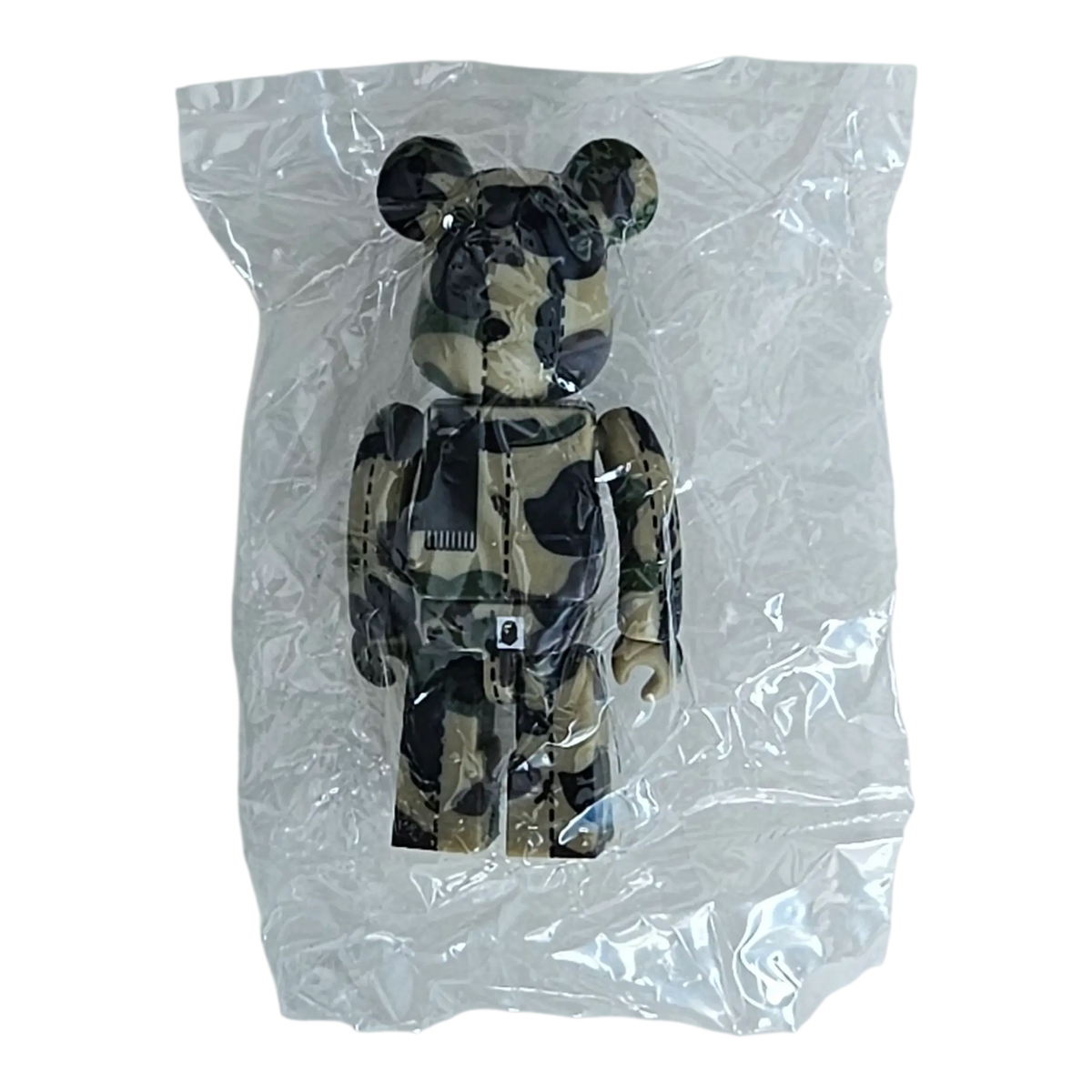 Bearbrick BAPE Play Camo Series 2 Yellow Type-2 100% Rückseite