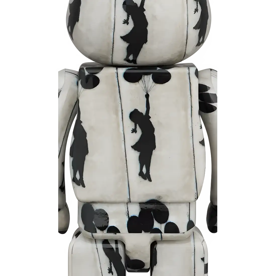 Bearbrick Brandalism "Flying Balloons Girl" 100%+400% Herstellerbild 4