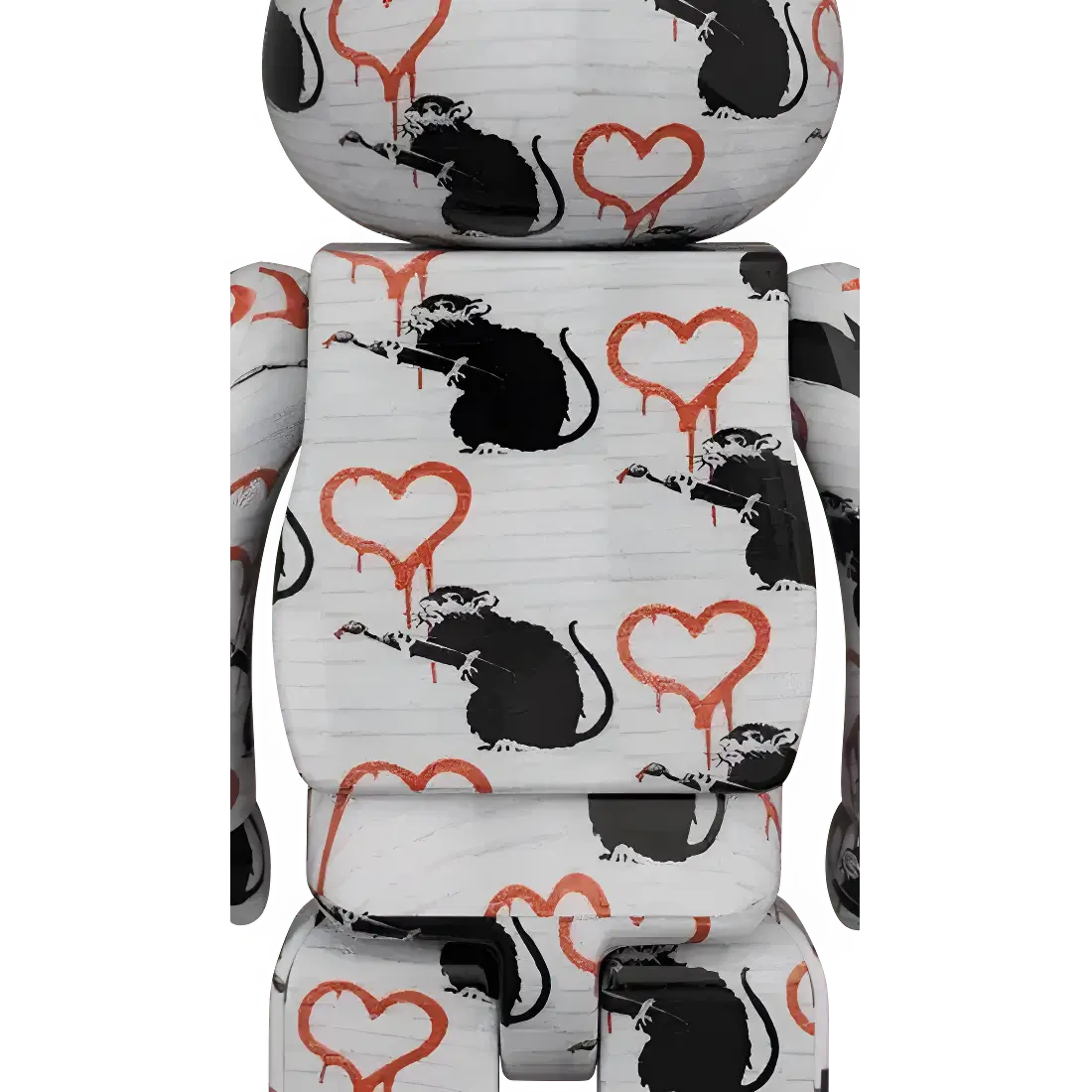 Bearbrick Brandalism "Love Rat" 100%+400% Herstellerbild 4