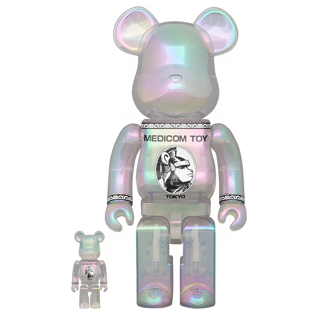 Bearbrick Centurion Clear Chrome Version 100%+400% Herstellerbild 1