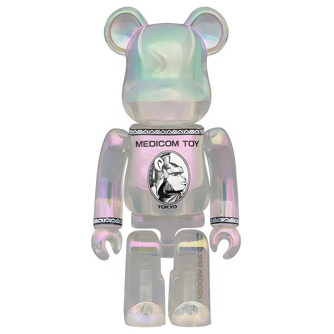 Bearbrick Centurion Clear Chrome Version 100%+400% Herstellerbild 2