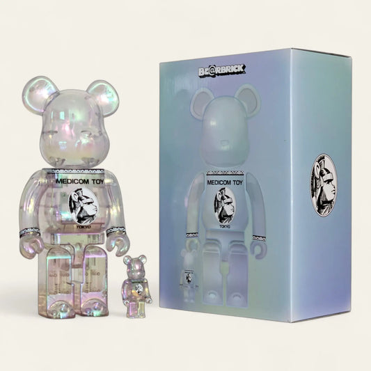 Bearbrick Centurion Clear Chrome Version 100%+400% mit Verpackung