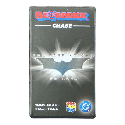 Bearbrick Chase Batman: The Dark Knight Trilogy Blindbox 100% Front