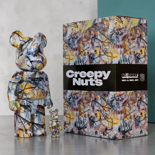 Bearbrick Creepy Nuts 100%+400% mit Verpackung
