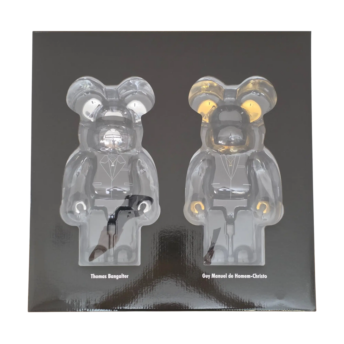 Bearbrick Daft Punk Random Access Memories Version 2er-Set 400% in der Verpackung