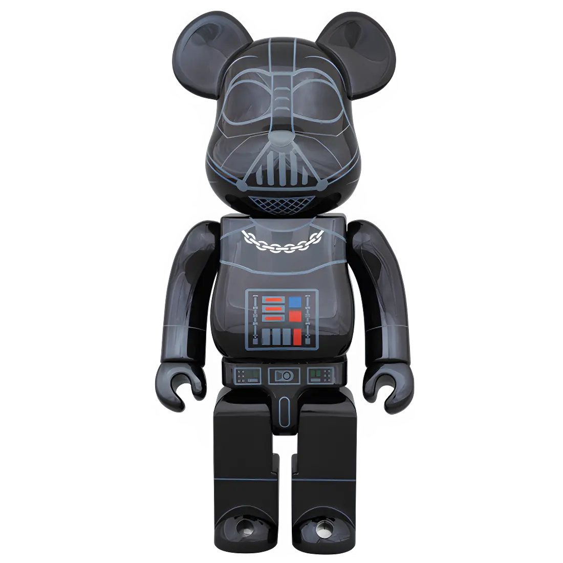 Bearbrick Darth Vader Chrome Version 400% Herstellerbild