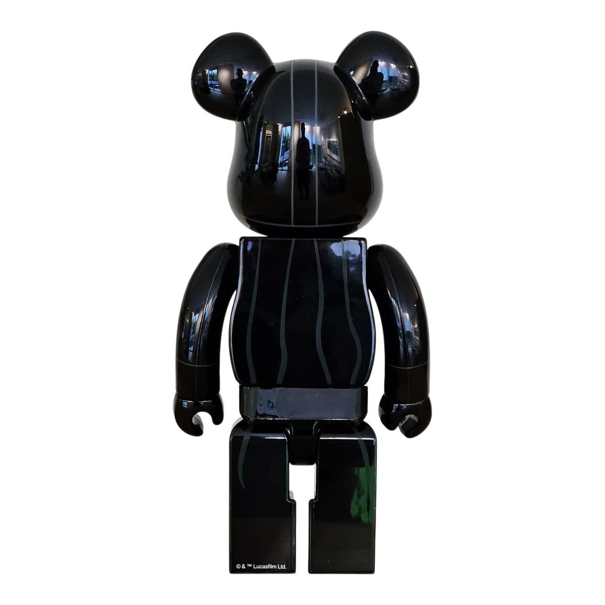 Bearbrick Darth Vader Chrome Version 400% Rückseite