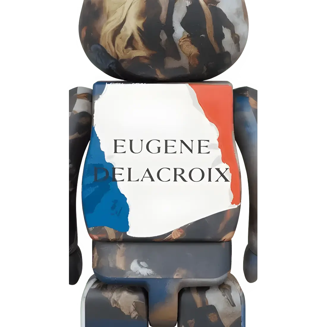 Bearbrick Eugène Delacroix Liberty Leading The People 100%+400% Herstellerbild 4