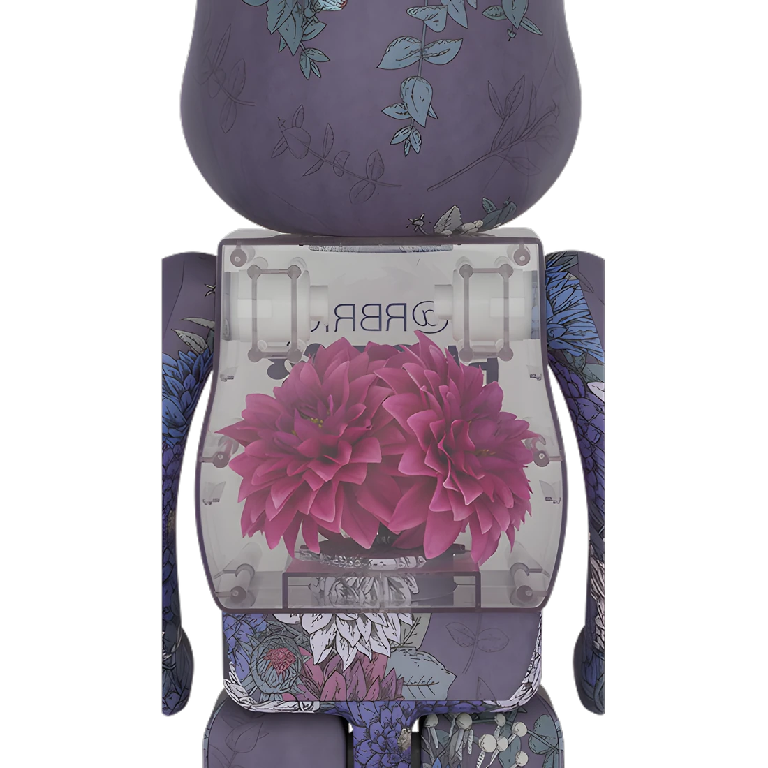 Bearbrick FLOR@ Dahlia 1000% Herstellerbild 2